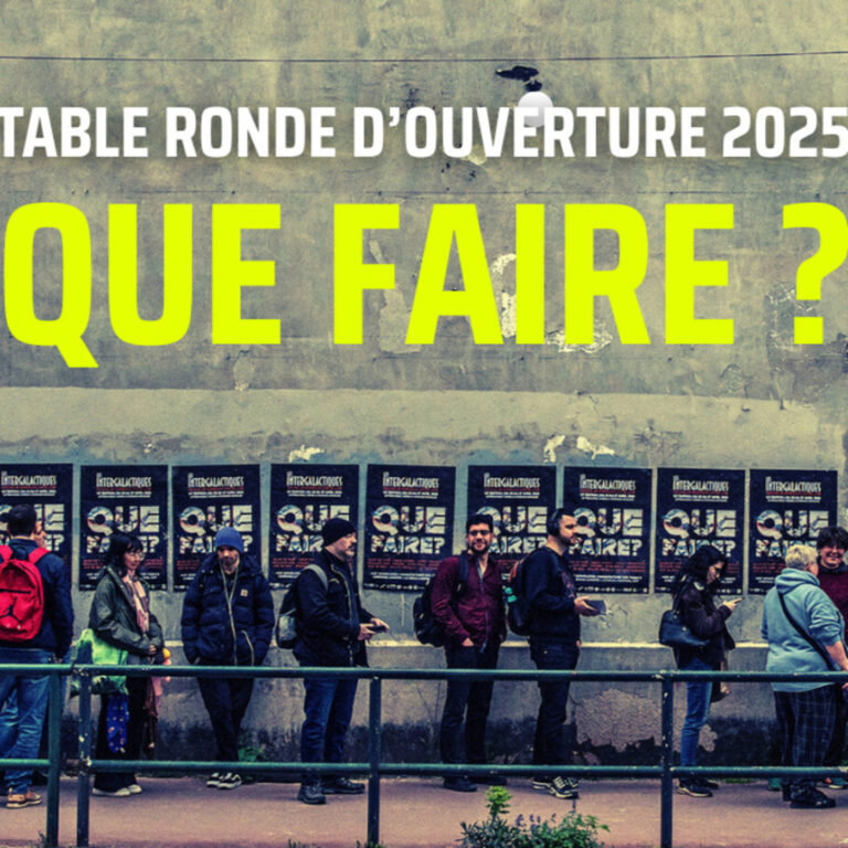 Table Ronde d’ouverture 2025 — “Que faire ?” | Alice Carabédian, Kath Bolchegeek, Léo Henry, Patrick K. Dewdney, tientstiens BD